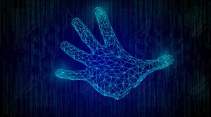 Lovepik Data Manipulating Hand Background Image 500442689